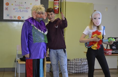 Klaun Walduś w naszej szkole